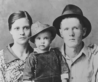 AI image colorization example - before